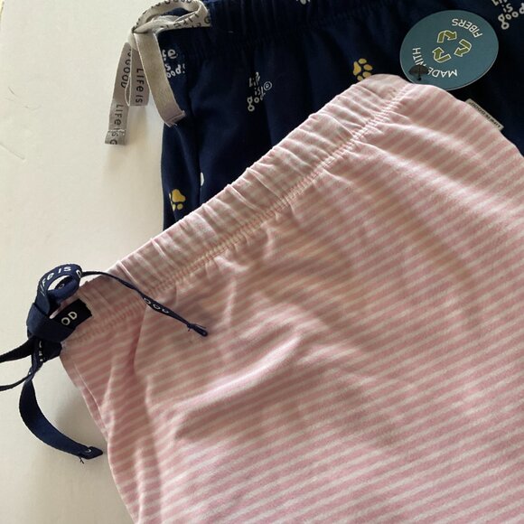 LIFE IS GOOD 2 Piece Women's Short Set Size L - Picture 6 of 6